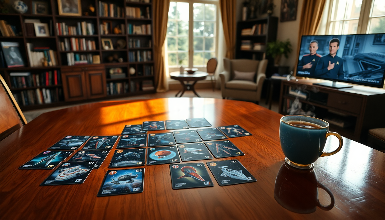 scopri star trek captains chair il nuovo gioco di carte strategico 1752274131